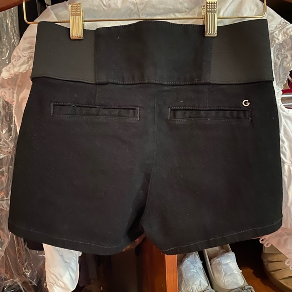 G by Guess Kristen High Waist shorts Black XS NWT - Picture 2 of 6